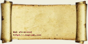 Nadja Gligorić vizit kartica